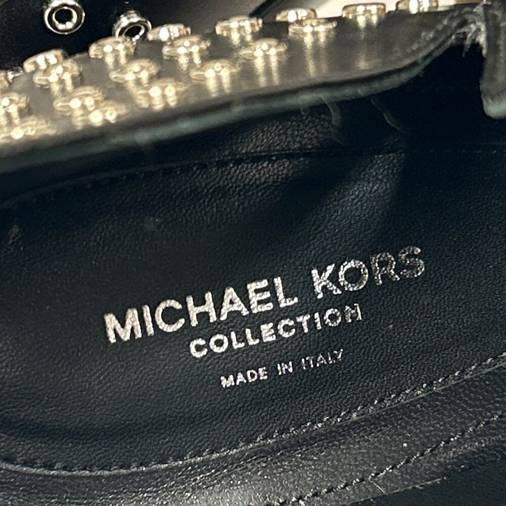 Michael Kors Collection Studded Leather Ankle Boots Italy Pointed Toe Stiletto S - Picture 9 of 15